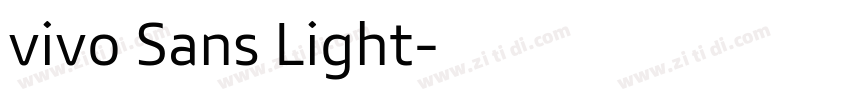 vivo Sans Light字体转换 vivo Sans Light字体转换